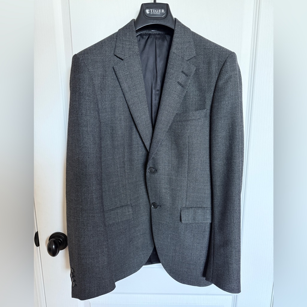 Tiger Of Sweden Charcoal Blazer 38r Excellent Condition